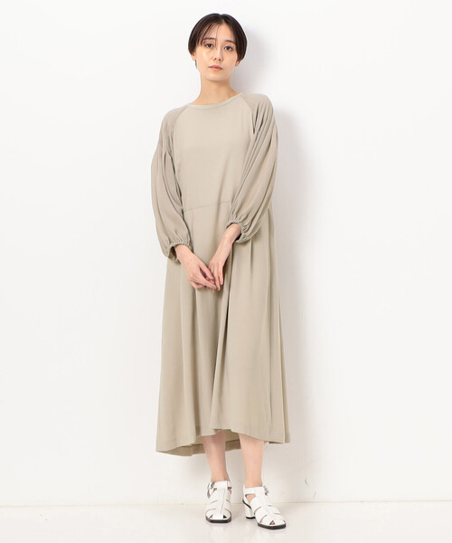 国内発| STAUD Botanical バックタイ オーガンザ マキシドレス 国内発| STAUD Botanical バックタイ オーガンザ マキシドレス