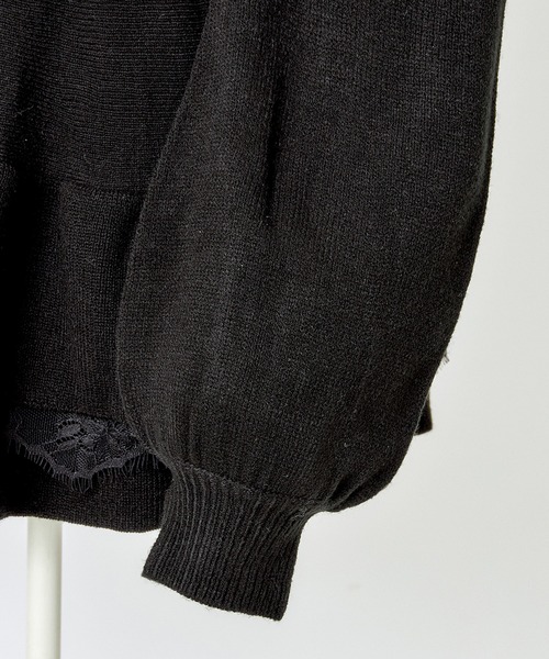 AVENCHUMU ワンピース Piercing Ribbon open shoulder one piece