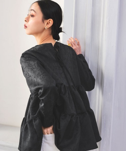 DONOBAN（ドノバン） 膨れジャガードチュニック レディース : ZOZOTOWN