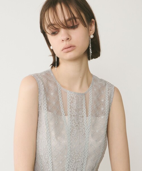 GRACE CONTINENTAL ドレス レースパッチワークドレス : ZOZOTOWN