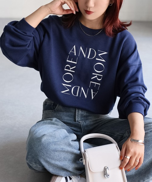 Riberry（リベリー） トレーナー スウェット スクエアロゴ刺繍