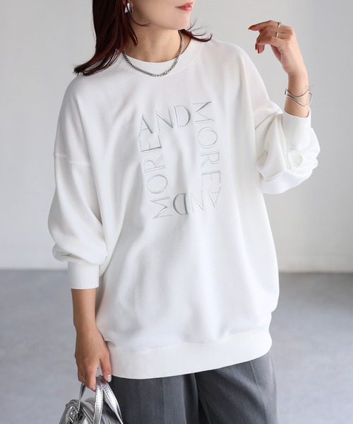 Riberry（リベリー） トレーナー スウェット スクエアロゴ刺繍