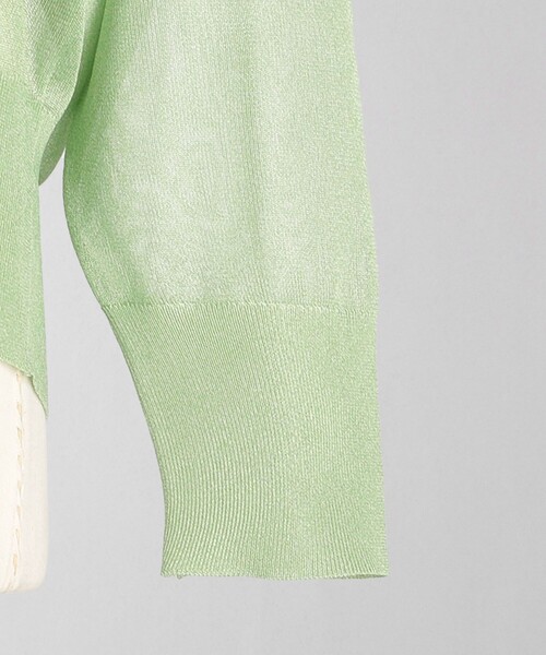 LOEFF ニット セーター 「LOEFF」シアー Vネック プルオーバー