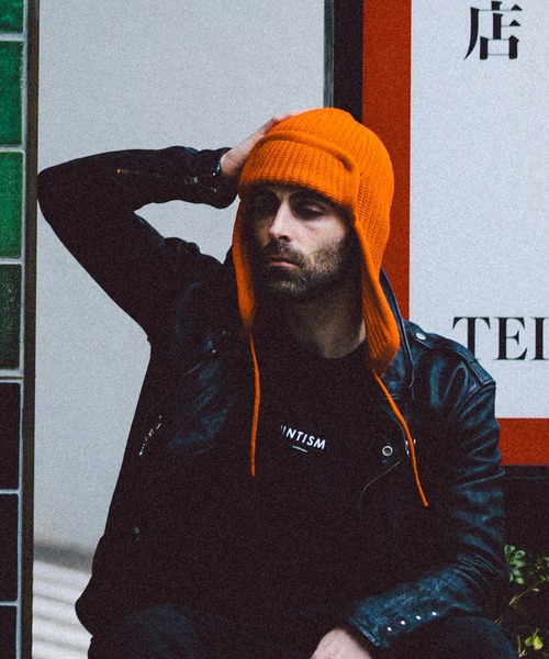 HUNTISM（ハンティズム） ニット帽 ニットキャップ Knit Bomber Cap