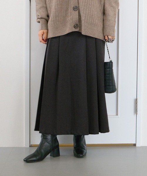 スカート バックゴムボックスプリーツスカート : ZOZOTOWN Yahoo!店