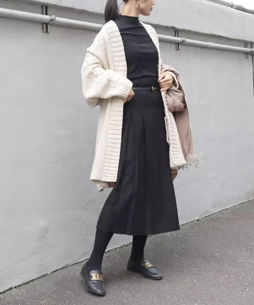 スカート バックゴムボックスプリーツスカート : ZOZOTOWN Yahoo!店