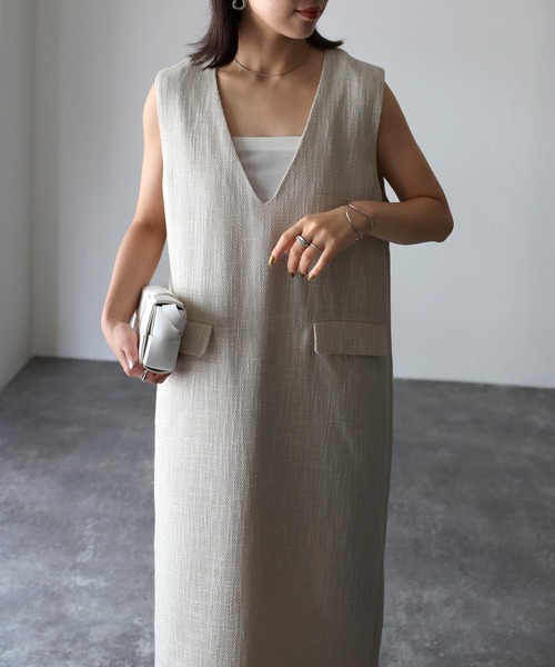 「Riberry」 サロペットスカート FREE ブラック レディース_画像5