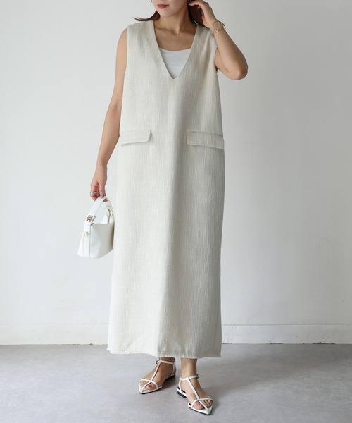 「Riberry」 サロペットスカート FREE ブラック レディース_画像7