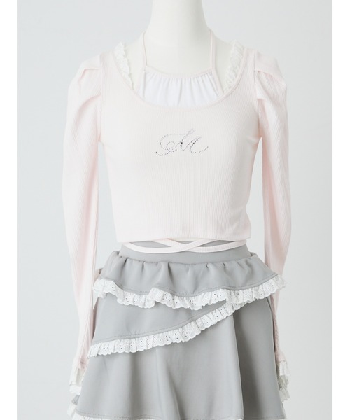 me roir キラキラロゴTe ネイビー Me roir tシャツ キラキラロゴTE レディース : ZOZOTOWN Yahoo
