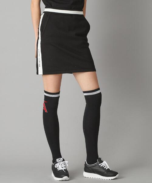 ADABAT STREAM（アダバット ストリーム） スカート サイドラインニット