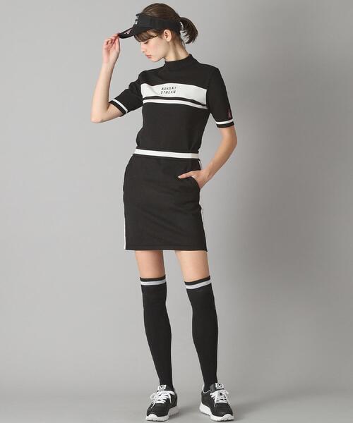 ADABAT STREAM（アダバット ストリーム） スカート サイドラインニット