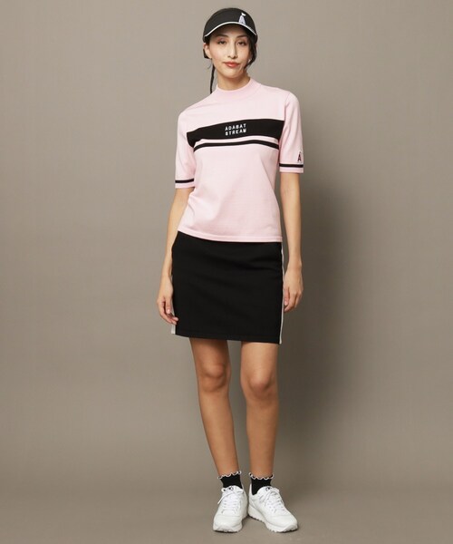 ADABAT STREAM（アダバット ストリーム） スカート サイドラインニット