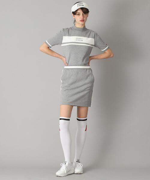 ADABAT STREAM（アダバット ストリーム） スカート サイドラインニット