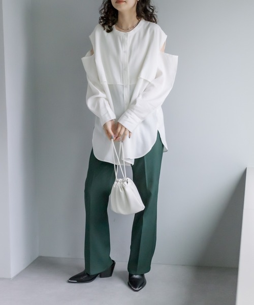 mystic 「mystic」 「Wrangler」チノパンツ S ホワイト レディース 