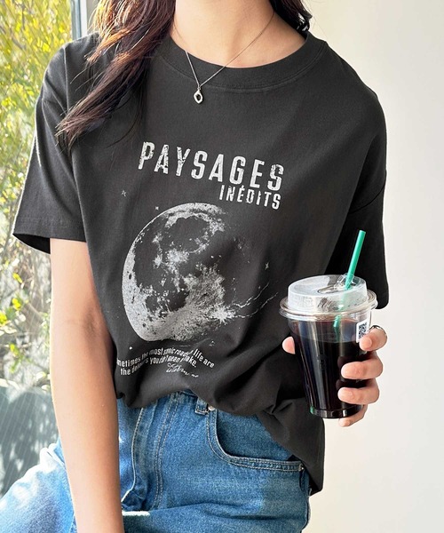 本日最終日【*p(R)ojectR®】 Rhinestone 半袖Tシャツ XL セール】オーバーサイズロゴフォトプリント半袖メタリック箔