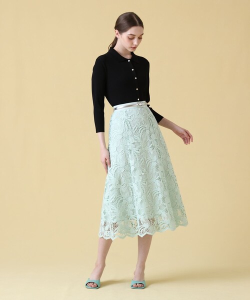 未使用✨アナイ 薄手ニット カーディガン 細リブ 長袖 洗える 近年モデル ANAYI（アナイ） カーディガン アセテートポリエステルVネック