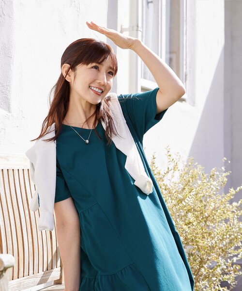 ワンピース Tia Tiaclasse ワンピース 「小倉優子さん着用」“サマさまカットソー