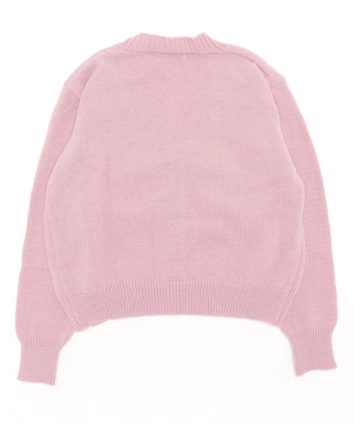 「almo」 「sevens」ニットアンサンブル FREE ピンク レディース_画像2