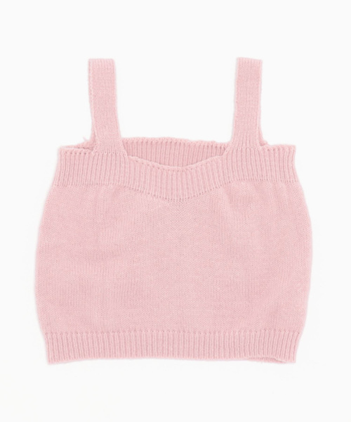 「almo」 「sevens」ニットアンサンブル FREE ピンク レディース_画像3