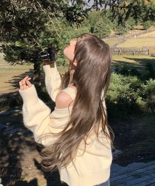 「almo」 「sevens」ニットアンサンブル FREE ピンク レディース_画像8