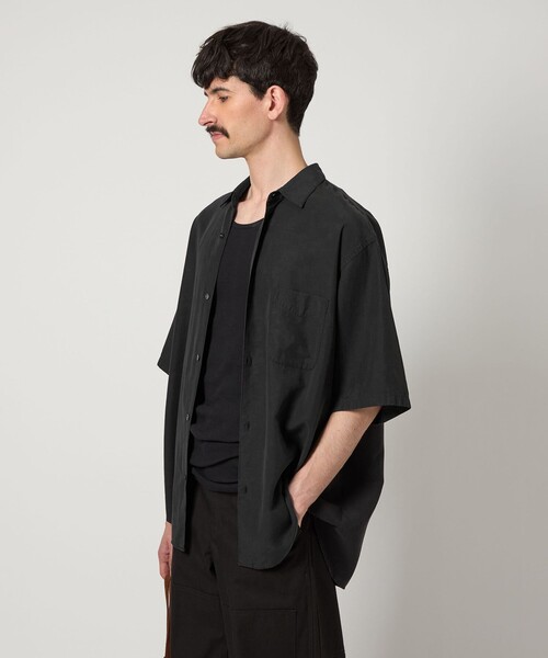 steven alan ルーズフィット 半袖シャツ STEVEN ALAN シャツ 「Steven Alan」 シアー マドラスチェック