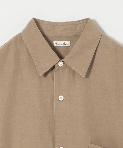 ＜Steven Alan＞ スラブ レギュラーカラー ショートスリーブ シャツ BEAUTY&YOUTH UNITED ARROWS｜<Steven Alan> スラブ レギュラー