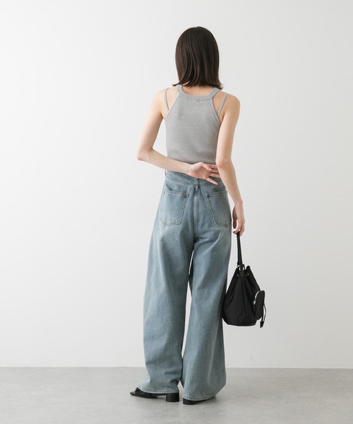タンクトップ ノースリーブ ストレッチタフタノースリーブTEE レディース SENSE OF PLACE by URBAN RESEARCH タンクトップ ノースリーブ