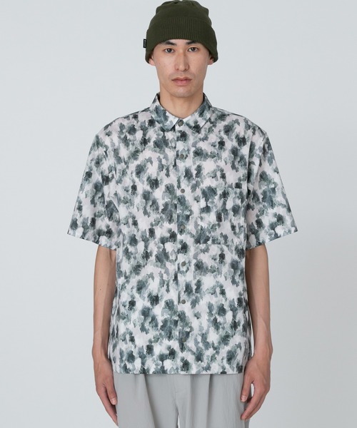 snow peak シャツ Printed Breathable Quick Dry Shirt メンズ