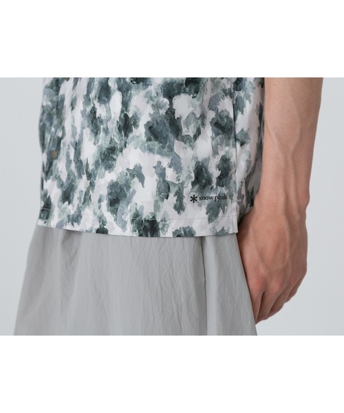 snow peak（スノーピーク） シャツ Printed Breathable Quick Dry