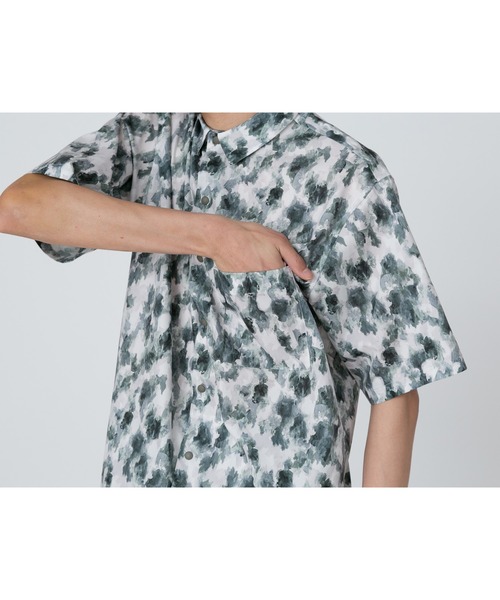 snow peak（スノーピーク） シャツ Printed Breathable Quick Dry