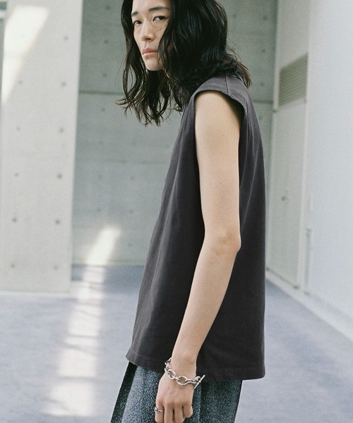 WYM LIDNM タンクトップ EXTRA FINE COTTON SLEEVELESS TEE メンズ