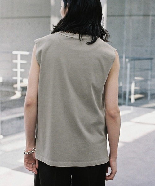 トップス Balmain no sleeves foodie vest NEW ERA タンクトップ ニューエラ パフォーマンスアパレル 吸汗
