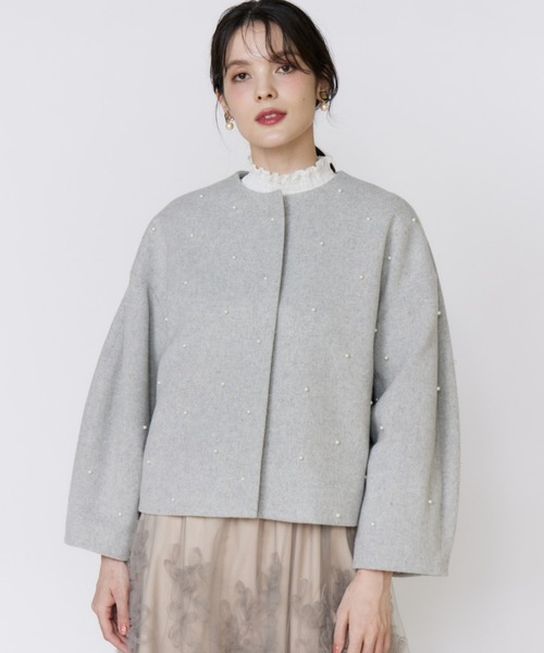 Maglie le cassetto（マーリエ ル カセット） ノーカラーコート コート