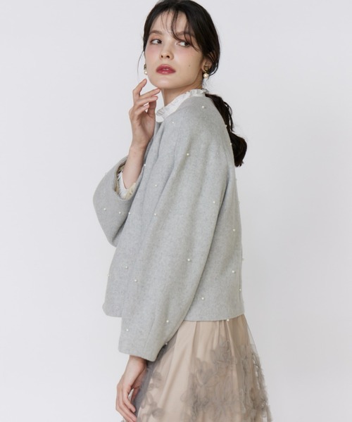 Maglie le cassetto（マーリエ ル カセット） ノーカラーコート コート