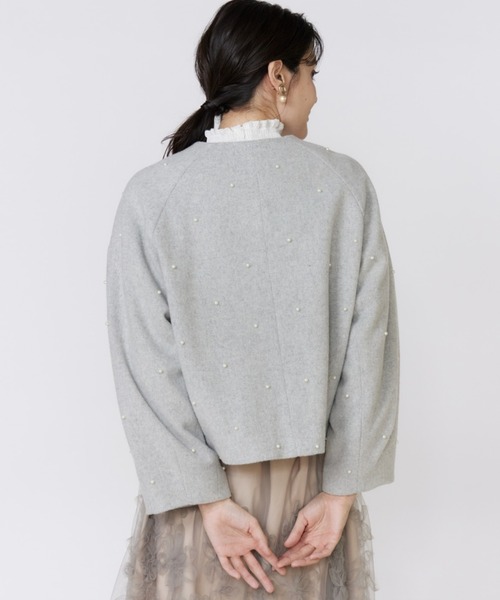 9号 M maglie le cassettoビッグカラーリバーコート 9号 M maglie le cassettoビッグカラーリバーコート 安い 通販