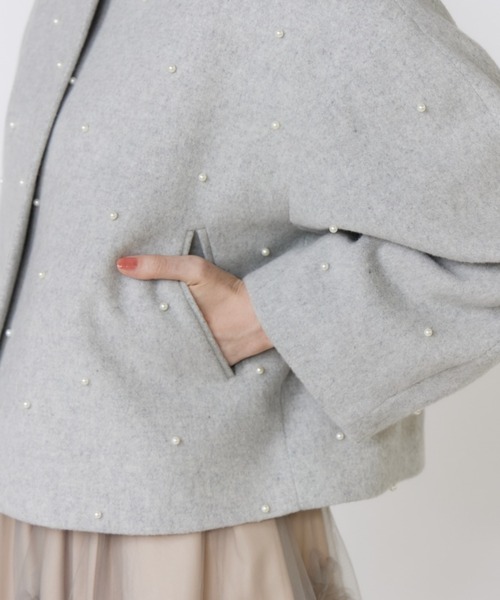 Maglie le cassetto（マーリエ ル カセット） ノーカラーコート コート