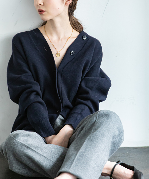 【1度着用のみ美品】 ノーブル ハイネックアンサンブル ニット カーディガン ハイネックアンサンブル | ニット | NOELA OFFICIAL WEB STORE