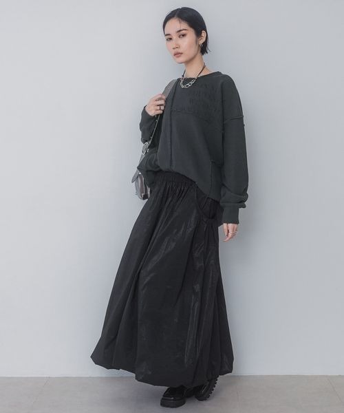 JEANASIS（ジーナシス） スウェットカットソー LARGE チャコールグレー