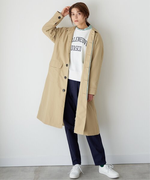 「LBC」 ピーコート M ベージュ レディース