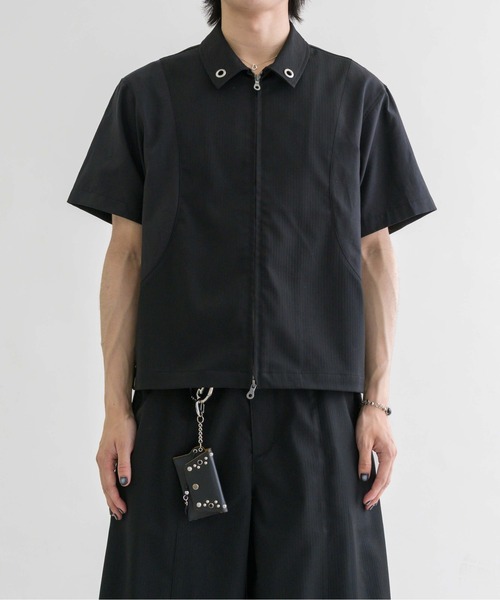 epnok ジャケットライクハーフスリーブシャツ EPNK】Jacket like half sleeve shirt / ジャケットライクハーフ