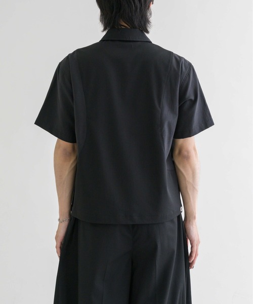 epnok ジャケットライクハーフスリーブシャツ EPNK】Jacket like half sleeve shirt / ジャケットライクハーフ