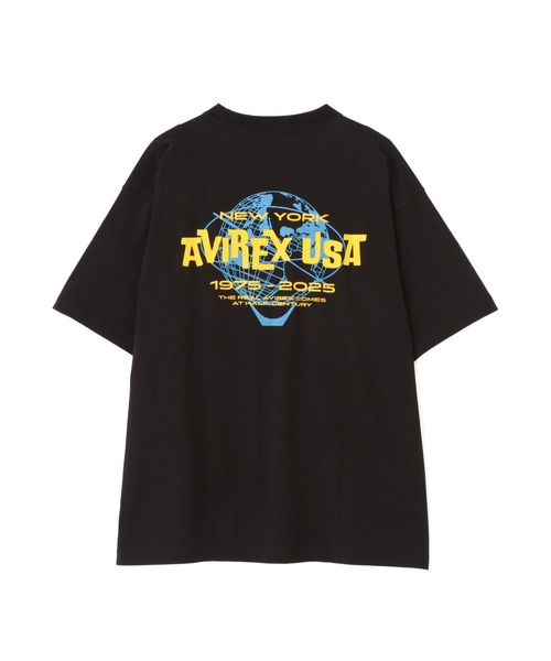AVIREX アヴィレックス USA S/S TEE 半袖Tシャツ AVIREX tシャツ USA T-SHIRT / ロゴ 半袖Tシャツ アヴィレックス