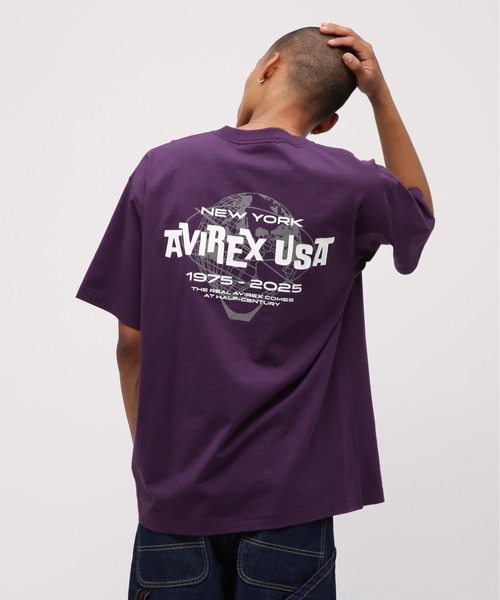 AVIREX tシャツ USA T-SHIRT / ロゴ 半袖Tシャツ アヴィレックス