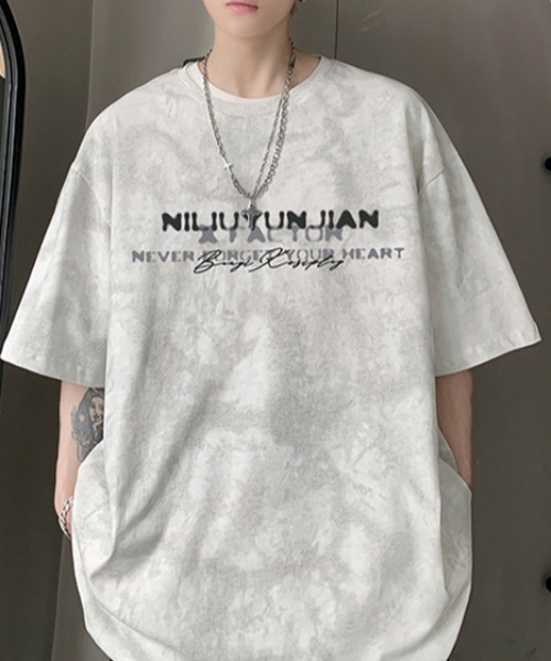 【Aelfric Eden】 タイダイレター刺繍Tシャツ☆送料間税込 org.jpg
