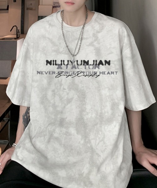 tシャツ タイダイ ロゴ ビッグTシャツ メンズ レディース