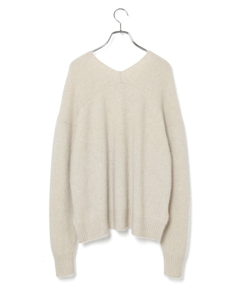 ADAM ET ROPE'（アダムエロペ） Vネックニット FREE ピンク レディース