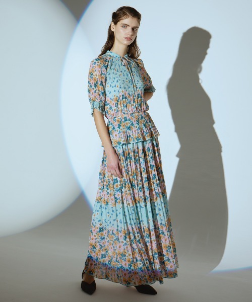 【美品】DOUBLE STANDARD CLOTHING ボーダー柄スカート DOUBLE STANDARD CLOTHING（ダブルスタンダードクロージング）の