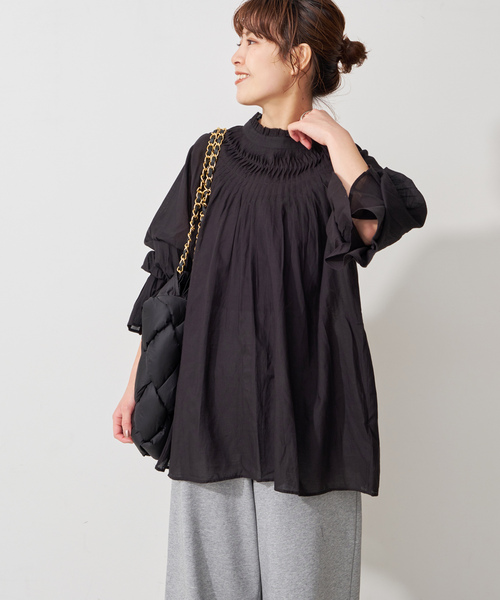 Spick＆Span 「Spick & Span」 長袖ブラウス - ブラック