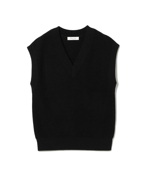 ベスト ジレ Demi-Luxe BEAMS / リブ ニット ビスチェ レディース Demi-Luxe BEAMS ベスト ジレ D CTN AZE VEST レディース