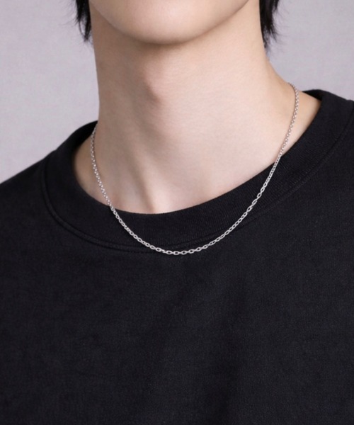 Magine（マージン） ネックレス SILVER WIDE AZUKICHAIN NECKLACE 50CM